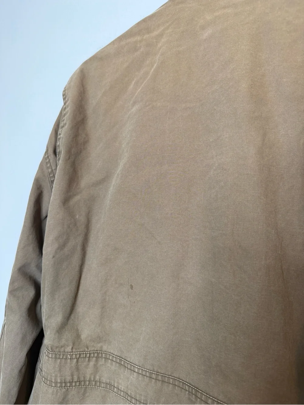 90s vintage J Crew Chore Jacket Work Wear Flannel Lined Cotton Heritage Utility
